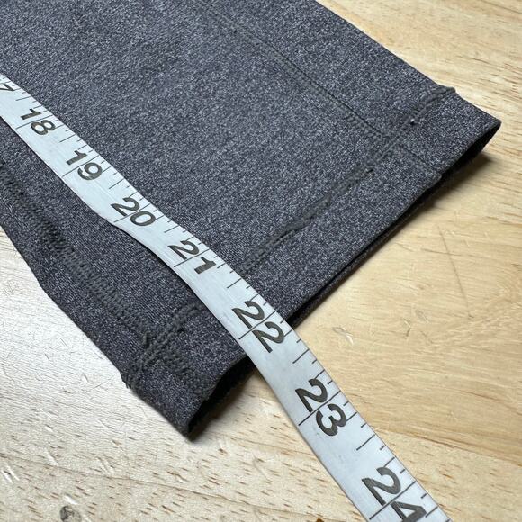 Lululemon Speed Up Crop Heathered Black Women's Size 6 Excellent Used Condition - Picture 6 of 6